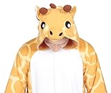 Kigs Adult Giraffe Costume - Kigurumi Onesie Pyjamas; One Size