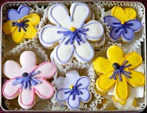 Flower Power Sugar Cookies by Wisconsinmade.com