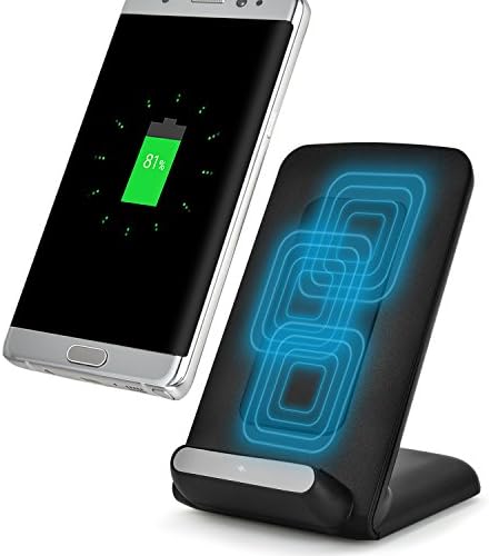 Wireless Charger, Coolfunny 3 Coils Qi Fast Wireless Charging Pad for Samsung Galaxy S7/ S6/ Edge/ Plus, Note 5, Nexus 4 / 5 / 5X / 6P, Nokia and all Qi-Enabled Devices (Black)
