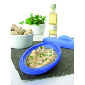 Mastrad 2 Blue Silicone Individual healthy steamers