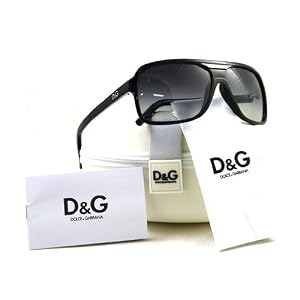 AUTHENTIC DOLCE&GABBANA D&G SUNGLASSES DD 8068 501 8G BLACK