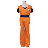 CTMWEB Anime Dragon Ball Z Cosplay Costume - Son Goku 1st Ver Set For Kids Large