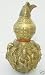 Brass Eight Immortals Wu Lou Gourd 5"