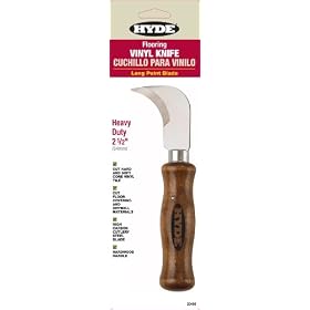 Hyde Tools 20450 2-1 2-Inch Vinyl Long Point Knife by Hyde