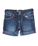 Vigoss Zebra Heart Mid Shorts (Sizes 4 - 6X) - blue, 4