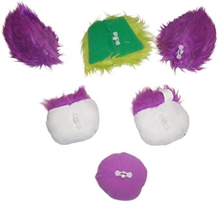 Accessory Set Hugalopes Funny Cap Hat Puppet Monster 58355 eyes ears nose hair