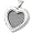 www.kunstofffenster.com - Schmuck-Pur Echt Silber Herz Medaillon Anh�nger mit Fenster