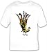 T-shirt with peacock, bird, animal, lyrebird, feathers