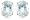 14k Yellow Gold 10x8mm Aquamarine Oval Cut Stud Earrings
