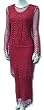 Coffee Bean Sleeveless Set, Red, Size M