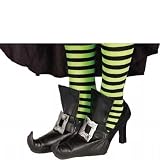 Witch Shoe Covers Silver Adult