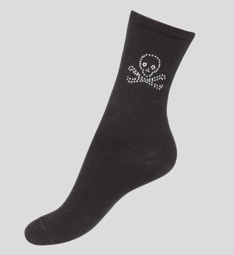 Stud Skull Socks