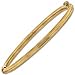 Yellow Gold Hollow Bangle