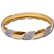 Gold and Rodium Plated Bracelets Costume Jewelry from India Unique Gift for Her 2.5 inches