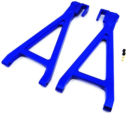 Atomik RC Alloy Rear Lower Arm, Blue fits the Traxxas 1/10 E-Revo and Other Traxxas Models - Replaces Traxxas Part 5333/5333R
