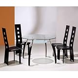 Bross Black Dinette Set by Global Furniture