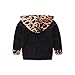 Baby Girls Floral Fleece Hoodie+ Floral Pant Leggings 2 Piece Outfits Set (12-18M, Leopard)