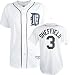 Gary Sheffield White Majestic MLB Home Replica Detroit Tigers Jersey