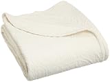 Williamsburg William and Mary Matelasse Queen Coverlet, Bone