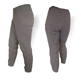 Casual Riding Pants Relax fit Breeches Jodhpur -Brown -34
