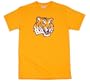 Louisiana State Fightin Tigers  100-Percent Cotton Puff Logo Short Sleeve T-Shirt (Medium, Gold)