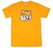 Louisiana State Fightin Tigers  100-Percent Cotton Puff Logo Short Sleeve T-Shirt