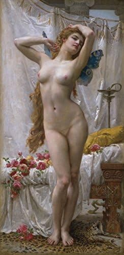 DiyUniquecase The Awakening of Psyche,modern oil painting 12x24(inches)