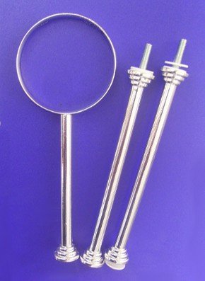 3 Tier Cake Stand Fitting Center Handle Calisa Silver