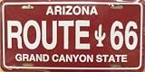 Arizona Novelty Route 66 License Plate