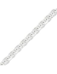 Sterling Silver 7.5mm Heavy Link Chain - 24 Inch