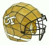 Georgia Tech Yellow Jackets Glass Helmet Lamp