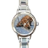Limited Edition Violano Italian Charm Watch Dachshund Doxie