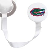 Florida Gators White Pacifier Clip
