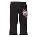 Girls' Camp Rock Capri Pants with Zips - Ebony