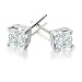 1/4 ctw Princess Cut Diamond Stud Earrings