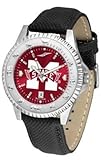 Mississippi State Bulldogs Suntime Competitor Leather Anaochrome Mens NCAA Watch