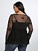 Embellished Mesh Top