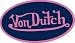 Von Dutch Decal Sticker - Pink & Blue Monogram-
