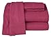 Elite Home Winter Nights Fleece Extra Plush 4-Piece Sheet Set, King, Red