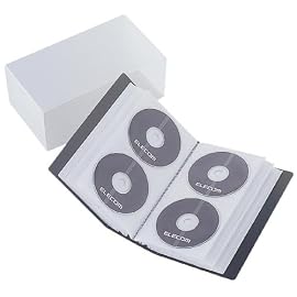 ELECOM  CCD-F120BK CD/DVDファイル(120枚収納)