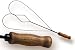 WIRE RUG BEATER * DIAMOND WITH WOODEN HANDLE