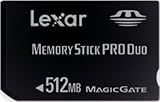 Lexar MSDP512-40-331 512MB Platinum Memory Stick PRO Duo (Retail Package)