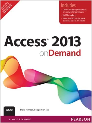 Access 2013 On Demand