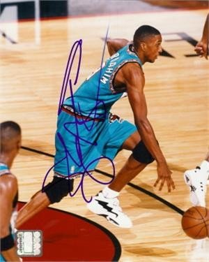 Shareef Abdur Rahim Autographed/Hand Signed 8x10 Photo (Atlanta Hawks)
