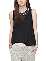 s.Oliver Denim Top (Negro)