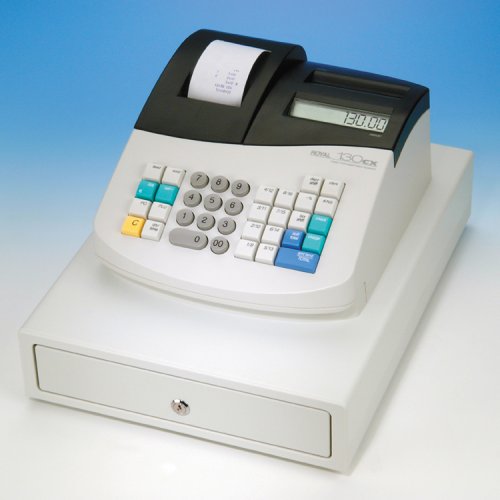 Royal 425cx Cash Register with 400 PLUs, 16 Dept.