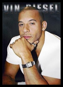 Vin Diesel (Pose with Watch and Ring) Framed Movie Poster Print - 24