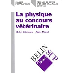 La physique au concours v�t�rinaire