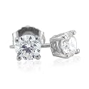 EGL Certified 14k White or Yellow Gold Diamond Stud Earrings (GH, SI3-I1, 0.25 carat) - Money Back Guarantee