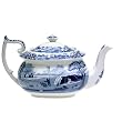 Spode Blue Italian Covered Teapot